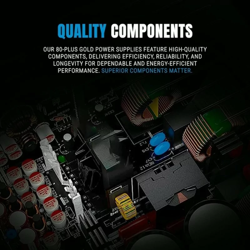Ant Esports FG850 850 Watt 80 Plus Gold Power Supply Ant Esports FG850 850 Watt 80 Plus Gold Power Supply